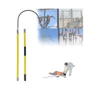 Gancio di Soccorso Isolato e Leggero per la Sicurezza elettrica - Strumento Resistente per la Manutenzione Industriale e Gli Interventi di Emergenza, Ideale per soccorritori ed elettricisti.