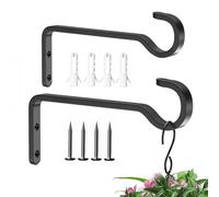 Gancio di sospensione per gruccia in ghisa - Confezione da 2 grucce per metallo da 6 pollici in acciaio - Appendino in metallo per interni, appendiabiti da parete interna, gancio di fe