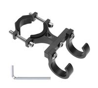 Gancio di sospensione per scooter elettrico gancio di trasporto per bicicletta doppio supporto gancio portaoggetti per borsa portaoggetti manubrio da 18 mm a 35 mm di diametro, nero