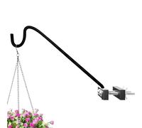 Gancio di supporto per recinzione durevole - efficiente spazio per balcone | asta per mangiatoie per uccelli all'aperto - Mangiatoia per uccelli - Gancio per recinzione, fioriera, balcone, guida per