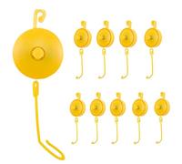 Gancio di supporto per traliccio, resistente, regolabile, per piante rampicanti con presa di tensione in dieci pezzi, ancoraggi verticali, clip per allenamento della vite, per interni, giardino