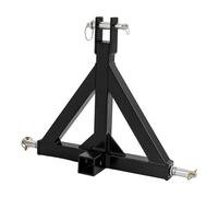 Gancio di traino a 3 punti, gancio di traino a 3 punti con ricevitore da 2", adattatore per frizione per la maggior parte dei trattori e rimorchi