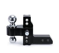 Gancio di traino a sfera Supporto a sfera for gancio di traino regolabile da 2 pollici nel ricevitore Dimensioni multiple caduta/aumento 6 12500 LBS