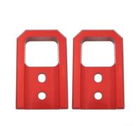 Gancio di traino anteriore in lega di alluminio rosso per Toyota per Tacoma 2004-2026, per 4Runner 2025-2026 e Land Cruiser 250, set di occhielli robusti