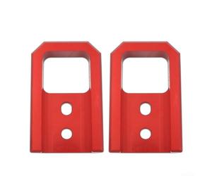 Gancio di traino anteriore in lega di alluminio rosso per Toyota per Tacoma 2004-2026, per 4Runner 2025-2026 e Land Cruiser 250, set di occhielli robusti