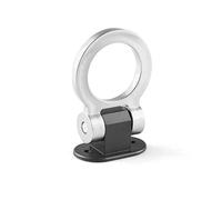 Gancio di traino, Decorazione adesiva in ABS for auto, rimorchio anteriore posteriore, simulazione di corse, anello, gancio traino for veicoli(Silver)