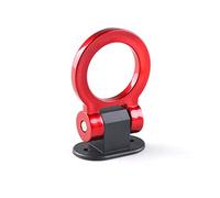Gancio di traino, Decorazione adesiva in ABS for auto, rimorchio anteriore posteriore, simulazione di corse, anello, gancio traino for veicoli(Red)
