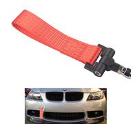 Gancio di traino Dewhel Track Racing Style con cinghia di traino rossa, paraurti anteriore e posteriore, da avvitare, compatibile con BMW Serie 1