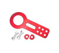 FMIC.EU PERFORMANCE JR.SPEC - Gancio di traino dritto, colore rosso, realizzato a CNC, con struttura leggera e stabile, per motorsport, drift, rally, trackday