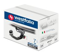 Gancio di traino estraibile per BMW X1 F48 2015-2022 + kit el. 13-poli specifico