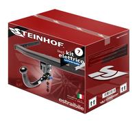Gancio di traino estraibile per BMW Serie 2 F46 Gran Tourer 15-22+kit el. 7-poli