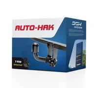 GANCIO DI TRAINO ESTRAIBILE per Mitsubishi LANCER dal 2012 + kit el. 7-poli uni