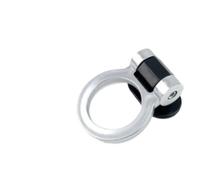 Gancio di traino for auto decorativo da 2 pezzi, gancio for tendenza personalizzata con modifica corsa, for paraurti anteriore per cinghia di traino(Silver)
