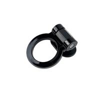 Gancio di traino for auto decorativo da 2 pezzi, gancio for tendenza personalizzata con modifica corsa, for paraurti anteriore per cinghia di traino(Black)