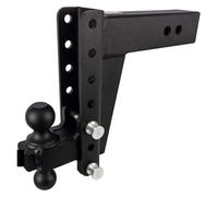 Gancio di traino, Gancio di traino for carichi pesanti regolabile da 3,0" (capacità di traino di 22.000 libbre) - Gancio di traino con abbassamento/sollevamento da 8",Compatibilità versatile