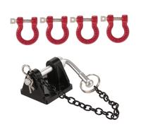Gancio di traino in metallo RC per rimorchio per 1/10 CC01 RC4WD D90 D110 -4 RC