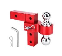 Gancio di Traino, Kit Staffa A Sfera For Gancio For Rimorchio Regolabile For Impieghi Gravosi Con Rimorchio A Sfera Da 2 Pollici For Accessori For Roulotte For Camper E Camper(Rot)