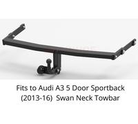Gancio di Traino per Audi A3 3D & 5D (2012-19) & Nessun Elettrica - V062