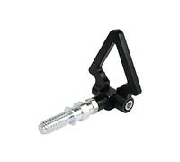 Gancio di Traino Per Auto, Gancio di rimorchio per BMW Car Trailer Racing Vite Alluminio CNC Triangolo Triangolo Ring Tow Towing Gancio da gancio da corsa barre(Black)
