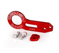 Gancio di Traino Per Auto, Set universale in lega di alluminio Racing Rear Tow Hook Gancio di rimorchio posteriore(Red)