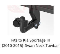 Gancio Di Traino Per Kia Sportage III (2010-15) E Relè Di Bypass A 7 Pin - K028