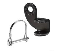 Gancio di traino per rimorchio per bicicletta, resistente, a 90 gradi, per il fissaggio di rimorchi per bambini e animali domestici a diverse biciclette