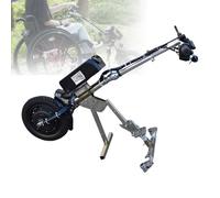 Gancio di traino per sedia a rotelle con motore da 500 W, batteria da 48 V, regolabile a 3 velocità per uso su tutti i terreni, migliora la mobilità e la sicurezza per gli anziani