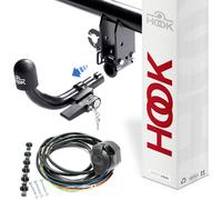 Gancio di traino per VW Sharan I Minivan 2000-09.2010 + kit elettrico 13-poli