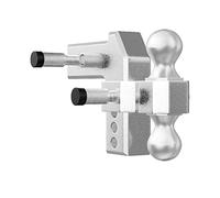 Gancio di traino regolabile adatto a ricevitore da 2 pollici montaggio a sfera 4 Capacità 12500 libbre for le esigenze più comuni Resistente alla Corrosione(8inch)