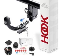Gancio di Traino Rimovibile per Dacia Duster 2010-2013 + Kit Elettrico 7 Poli...