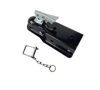 Gancio di traino, Trailer 2 "x 3" 5000 libbre del rimorchio del rimorchio dell'accoppiatore dell hitch Accoppiamento di accoppiamento dritto Camper Parti Accessori for carovani camper(Silver)