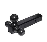 Gancio di traino, TRI-Ball Mount Trailer Hitch Class 2 3 e 4 FITS 2 & quot; Ricevitore for il pickup SUV. Carichi pesanti tubo solido nero
