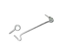 Gancio e occhiello fermo 20 pezzi gancio per finestra in metallo zincato resistente costruzione sicura finestra brace cabina gancio fermo fermo supporto