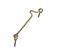 Gancio e occhiello fermo 25 cm Retro Cabina Ganci Fuori In Ottone Massiccio Gancio Chiusure Armadio Finestra Chiusure per Porta Cancello Finestra Armadio Capannone Bronzo