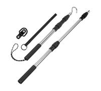 Gancio e tirante per mansarda | Set di ganci estensibili per mansarda, resistente, strumento di rilascio per scale per finestre, camion, tende, tettoie, garage