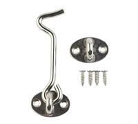 Gancio elettrolitico e chiusura a occhiello per una sicurezza di lunga durata, perfetto per capannoni e porte del garage (25,4 cm)