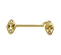 GANCIO FERMAFINESTRA OTTONE LUCIDO 100 MM