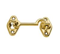 GANCIO FERMAFINESTRA OTTONE LUCIDO 60 MM