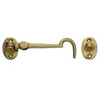Gancio Fermapersiane Ottone Pesante Snodato con Incontro 50 mm 4 Pezzi