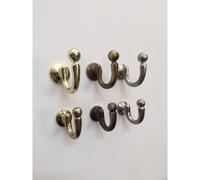 Gancio Fermatenda in Ottone per Tende da Interno - Disponibile 43 mm e 50 mm | Made in Italy - Colore: Bronzo, MM: 43