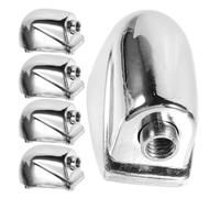 Gancio For Artiglio Con Aletta For Rullante Single-end Da 5 Pezzi | Sostituzione del connettore a percussione argento con aletta for rullante single-end da 5 pezzi