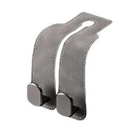 Gancio for auto 2 in 1 for ganci posteriori for poggiatesta, clip universale for doppio supporto, accessori interni for riporre oggetti(Gray,2pcs)