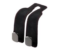 Gancio for auto 2 in 1 for ganci posteriori for poggiatesta, clip universale for doppio supporto, accessori interni for riporre oggetti(Black,2pcs)