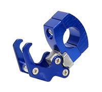 Gancio for borsa da viaggio in lega di alluminio, facile da installare, portaoggetti for moto, bicicletta, casco, gancio ad artiglio(Blue)