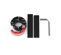 Gancio for casco da moto in alluminio CNC da 22 mm, gancio for borsa da viaggio, gancio for gancio, gancio for moto, scooter, borse for casco, gadget, ganci for guanti(ROUND red)