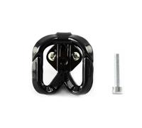 Gancio for casco da motocicletta, gancio for borsa a mano, gancio for borsa della spesa, accessori multifunzionali for motociclette in lega di alluminio(Black)