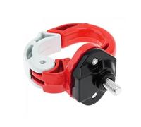 Gancio for casco da motocicletta, supporto in lega di alluminio, gancio for gancio compatibile con accessori for moto e scooter(Red White)