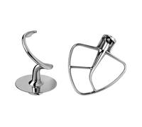 Gancio for impastare con frusta piatta in acciaio inossidabile for accessori for impastatrice inclinabile da 4,5-5 quarti-T33C
