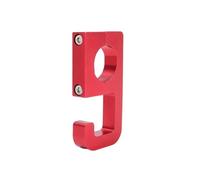 Gancio for motocicletta da 22 mm, gancio for casco, borsa, bagaglio, gancio in lega di alluminio, gancio for manubrio di bicicletta, veicolo elettrico(Red 1PC)