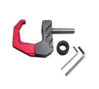 Gancio for motocicletta Eagle Claw Hanger Vite resistente Borse for casco da moto in alluminio Gadget Guanto Scooter Supporto for il trasporto Gancio pieghevole(Red)